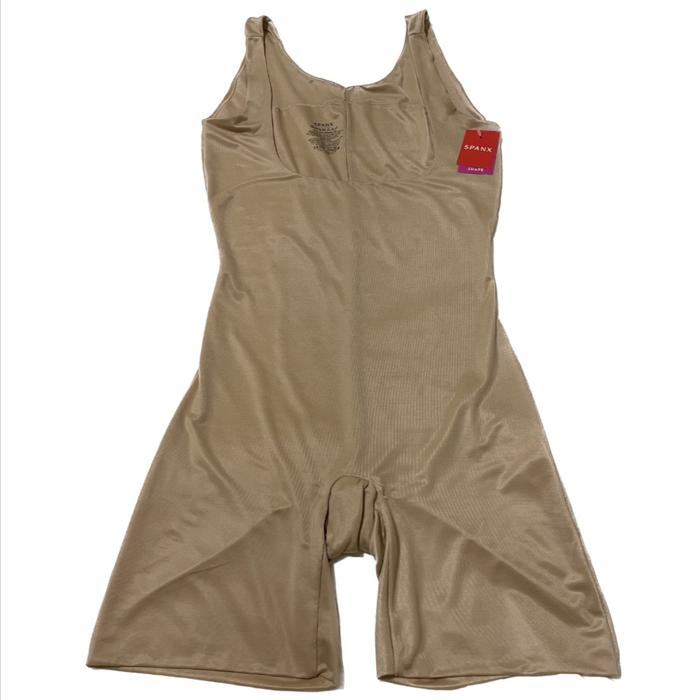 Spanx Open-Bust Mid-Thigh Bodysuit